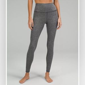 Lululemon Align Charcoal Heather Grey Leggings in size 8